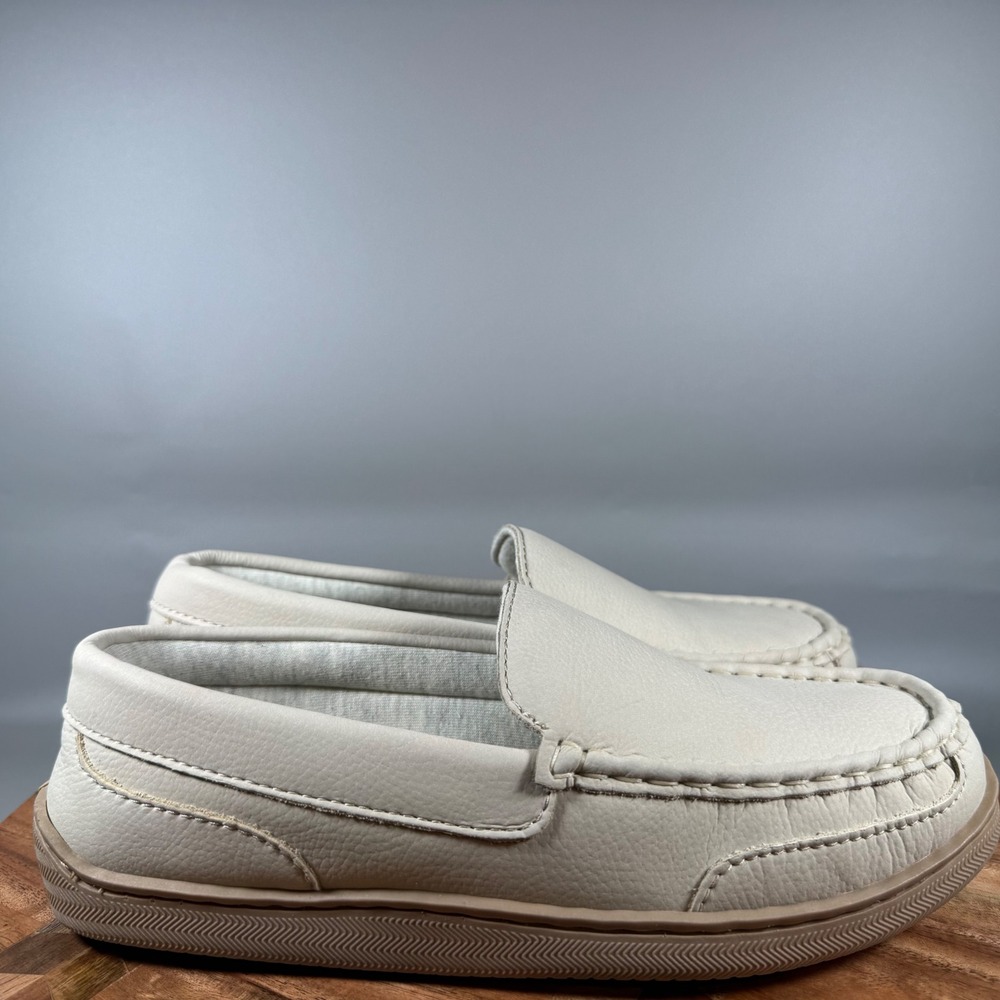 My Slippers Womens 9 Tan Leather Upper Moccasin Loafer Comfort Shoes